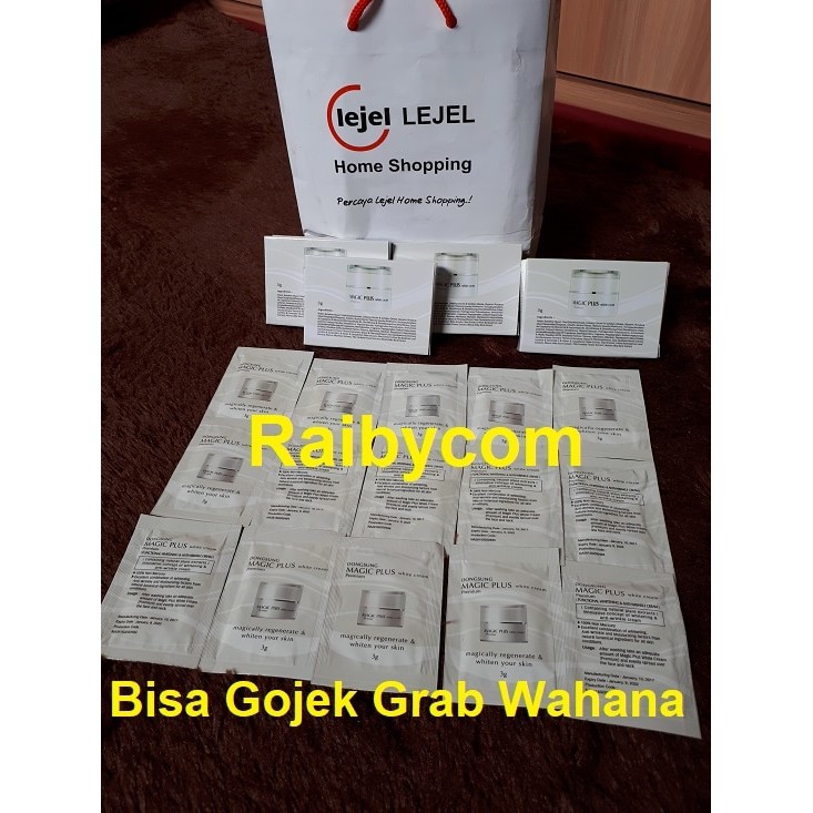 Magic Plus White Cream PREMIUM Sachet Krim Asli Korea Original Lejel