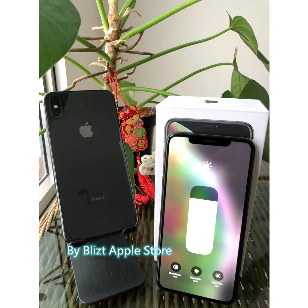 iPhone Xs Max 64GB All Sim Silent Fullset Original Second Like New Mulus100% 3utools All Green (Garansi 1 Tahun)