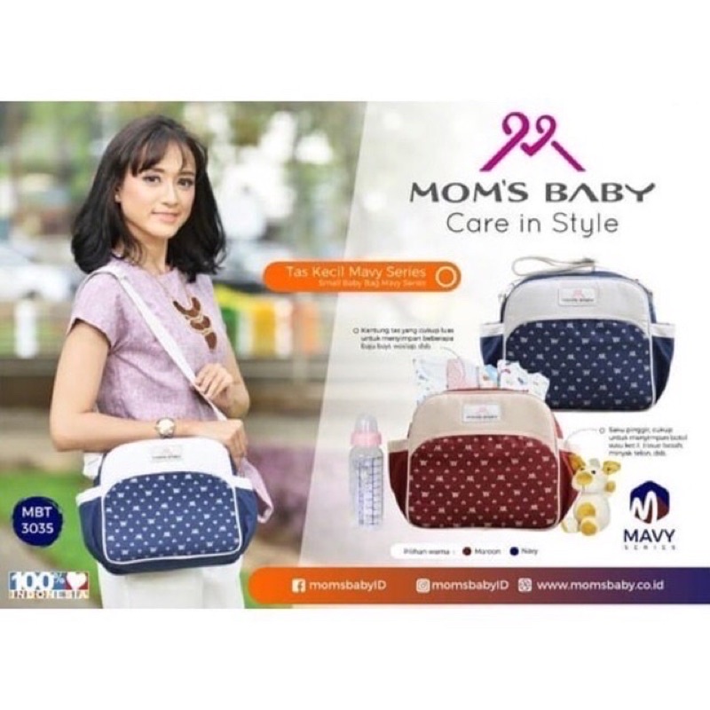 Tas bayi moms baby MBT 3055 / tas diapers / tas traveling