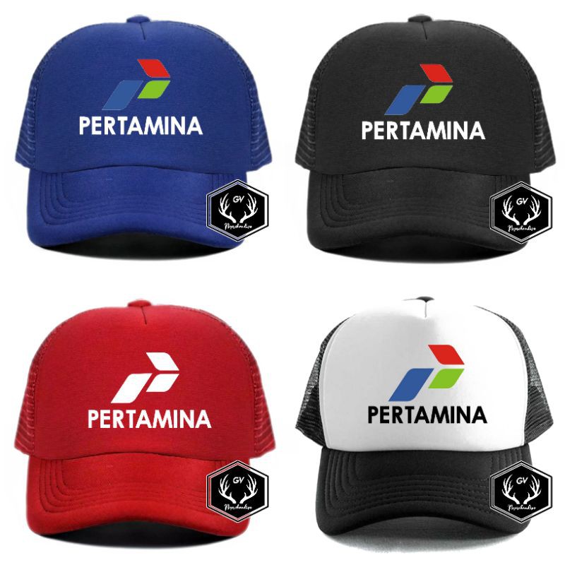 Topi Pertamina - Topi Trucker Pertamina