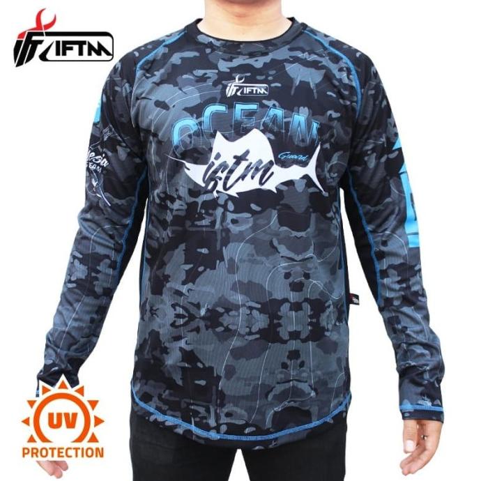 Iftm Ocean Guard - Uv Protection | Jersey Mancing Laut | Baju Mancing