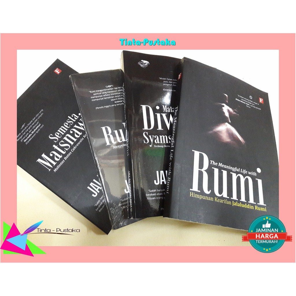 Buku Jalaluddin Rumi 4 Paket