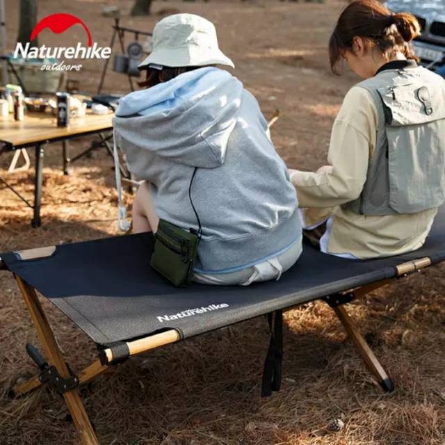 FOLDING BED NATUREHIKE NH19X003-C VELBED XJC03 CAMPING RANJANG LIPAT MILITER PENDAKI PIKNIK
