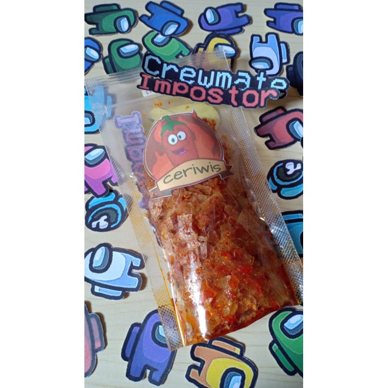 

kripik blin-bling × Amoung us (deskripsi)