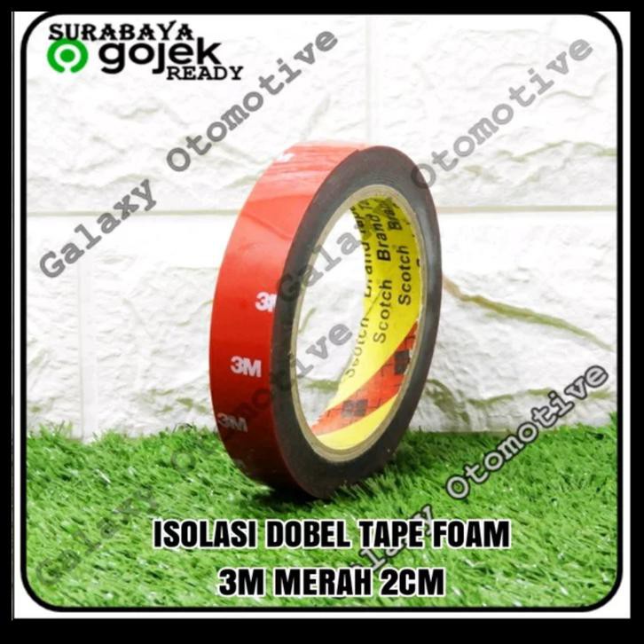 

Kualitas Terbaik Isolasi Dobel Tape - Bolak Balik Vy Vhb - Original 2Cm X 4M