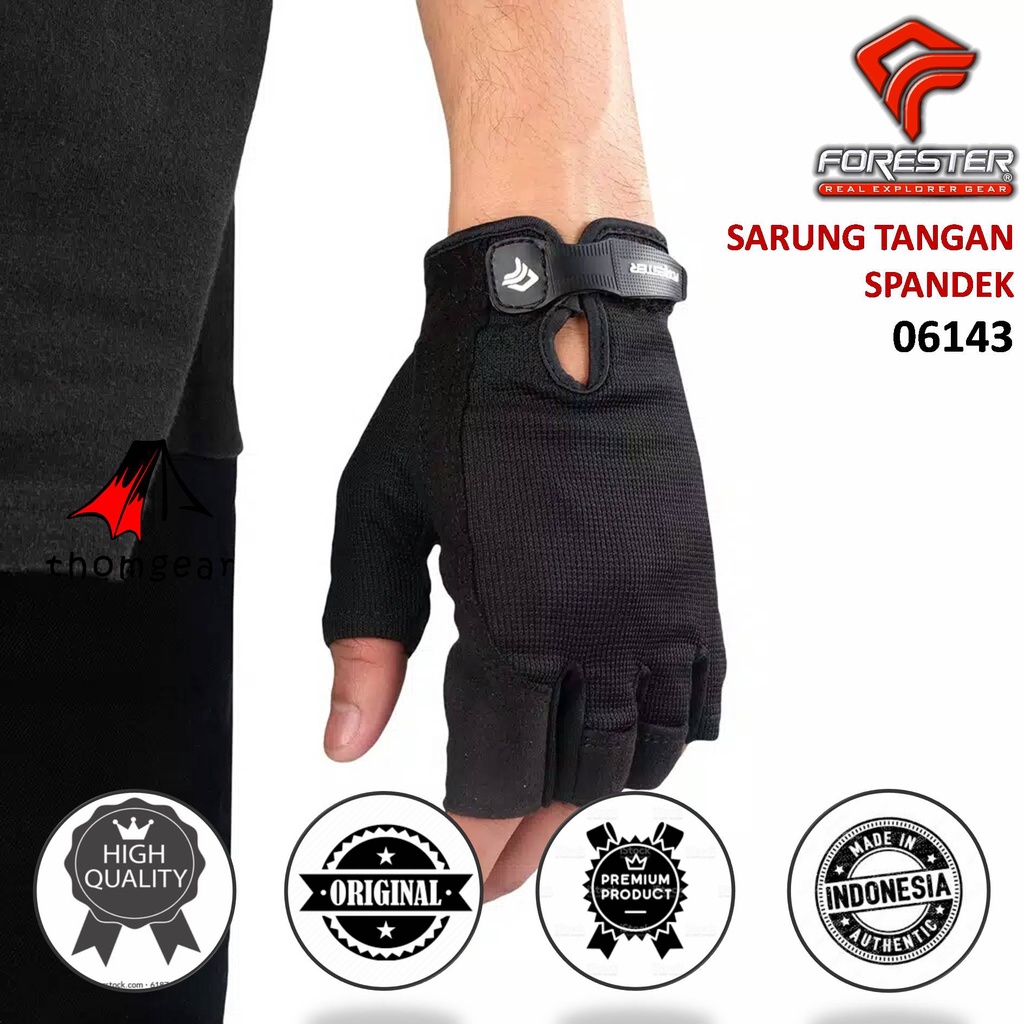 Sarung Tangan Forester 06143 Dan 06084 Sarung Tangan Sepeda Gowes Half Finger Dan Full Finger Thomgear