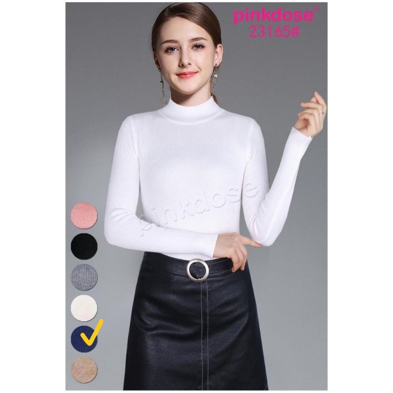 Manset Rajut Import Premium High Quality Polos Kriwil Zigzag By PINKDOSE