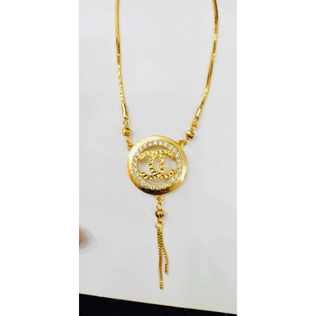 Kalung wanita / xuping / yaxiya / lapis emas / kalung