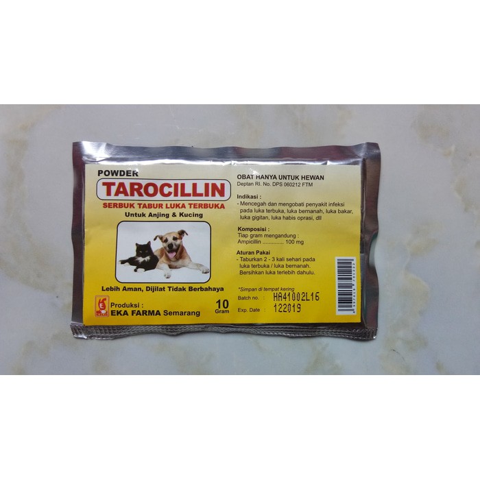 PROMO Tarocillin - Obat Luka Luar Anjing Obat Luka Terbuka Anjing Luka Bakar terbaru terlaris