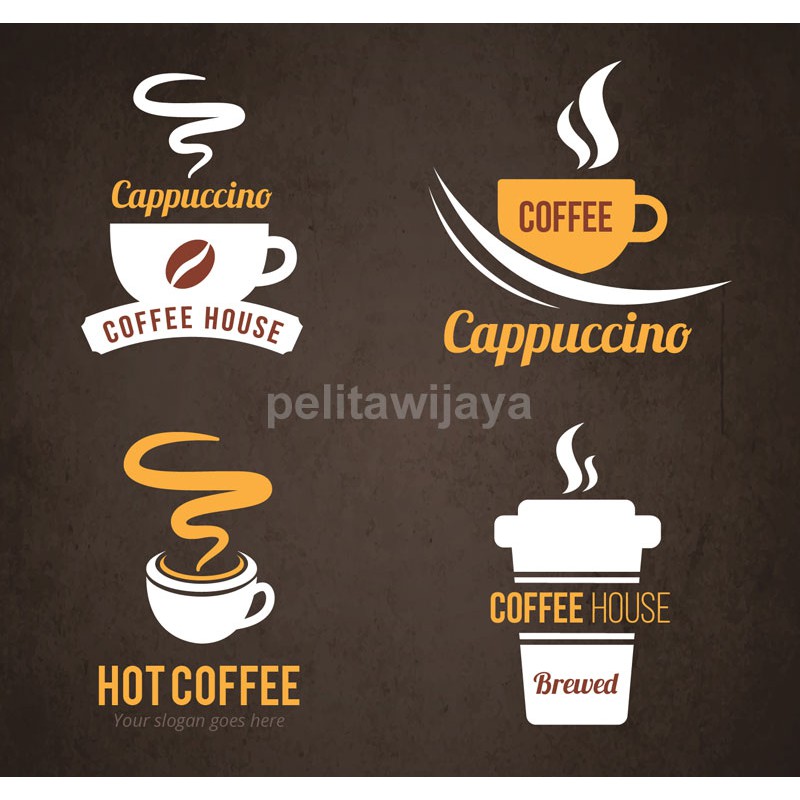 Stiker Emblem Coffee Kopi