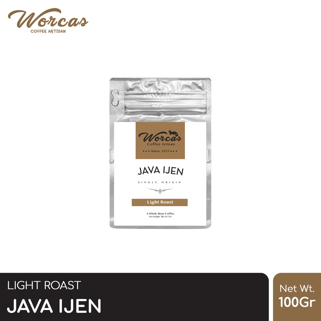 

WORCAS Kopi Arabika Java Ijen 100 Gram - Light Roast