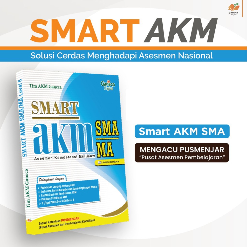 Buku Smart AKM untuk SMA/MA