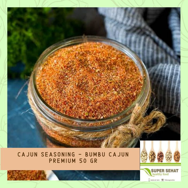 

BUMBU CAJUN - CAJUN POWDER - CAJUN SEASONING PREMIUM 50 gr