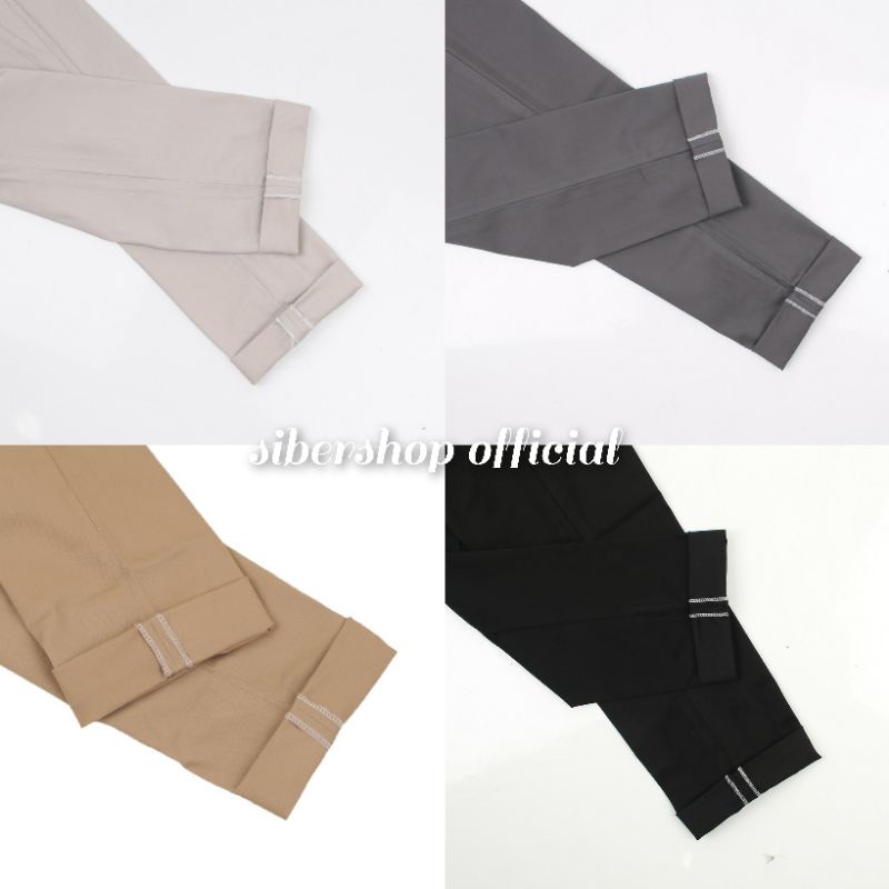 Celana Chino Panjang Pria Celana Casual Bahan Kantor Kerja Berkualitas Premium Size 27-38