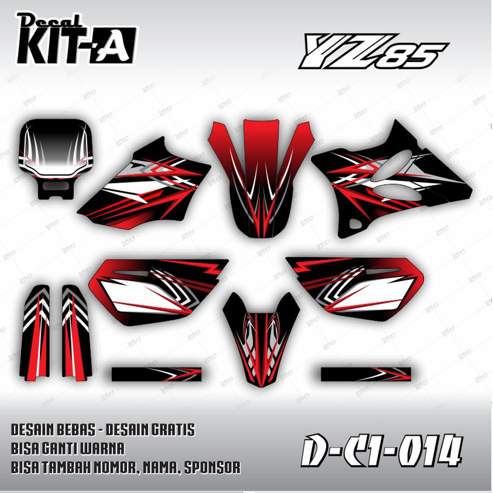 Dekal Stiker Decal Sticker Motor Yz 85 D C1 014 Stock Terbatas