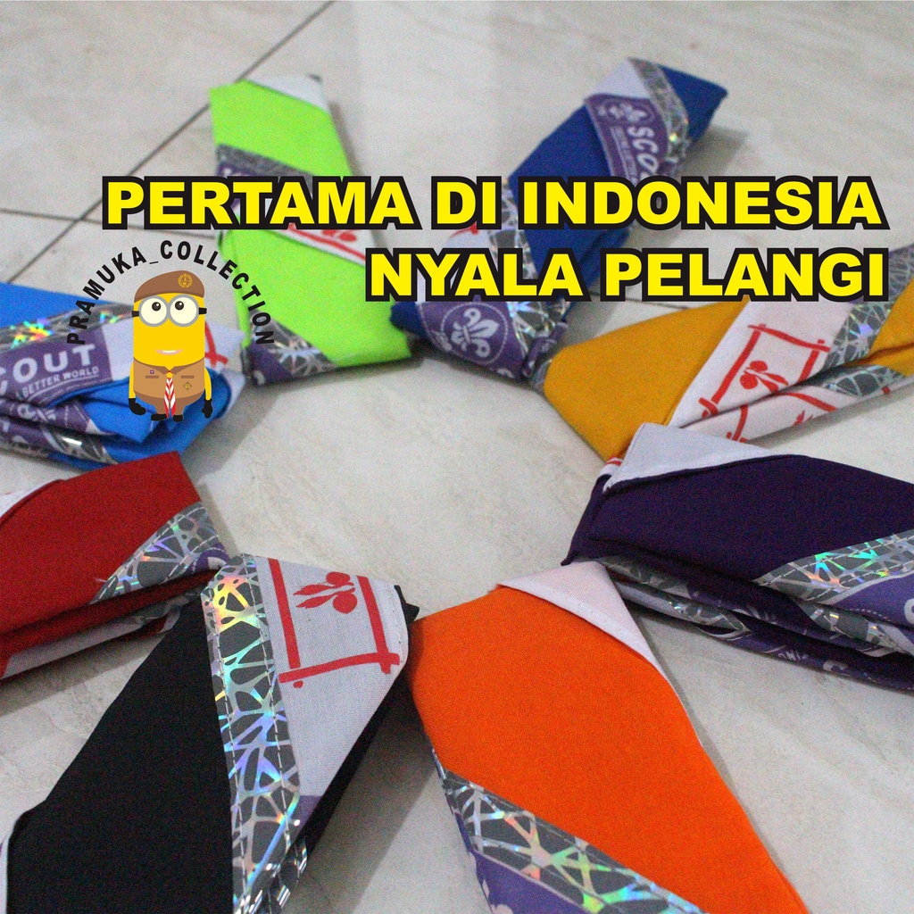 Scarf pramuka warna lis menyala