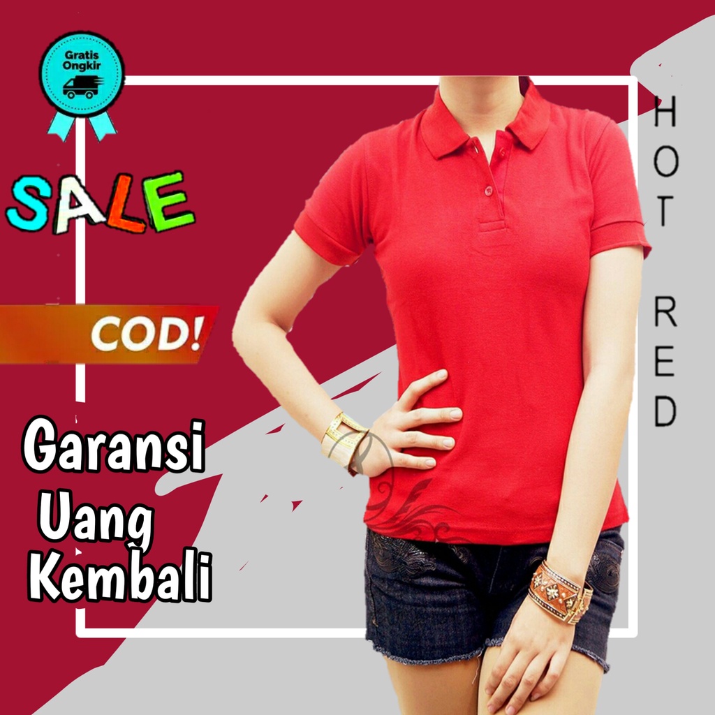 kaos kerah wanita kaos wanita import COD baju atasan wanita kaos baju kaos import wanita KE88