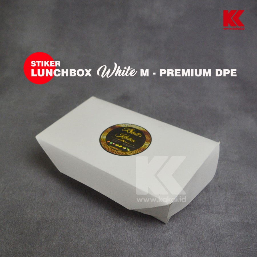 

PAPER LUNCHBOX M PUTIH @100 PCS / BOX KATERING / KOTAK NASI 290 GSM / SPE