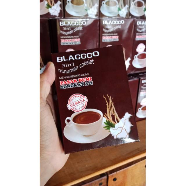 

BLACCO 3in1 Minuman Cokelat Mengandung Akar Pasak Bumi / Tongka Ali Kalimantan