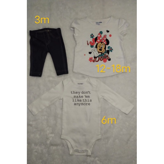 CARTER'S celana jeans , Baby GAP Kaos Anak Perempuan, Okie Dokie Jumper Bayi