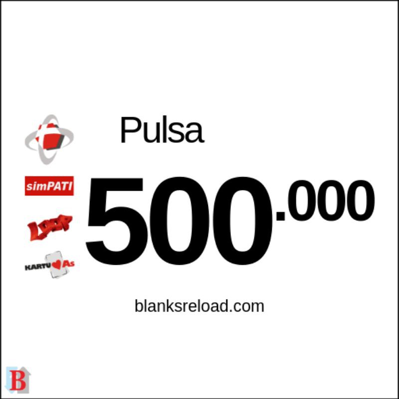 Pulsa Tsel 500k (MURMER)