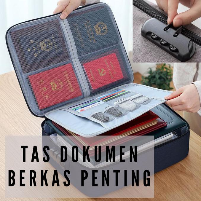 

Office & Stationery | Document Organizer | Tas Dokumen Koper Tempat Penyimpanan Sertifikat Berkas Storage Bag | Best Seller
