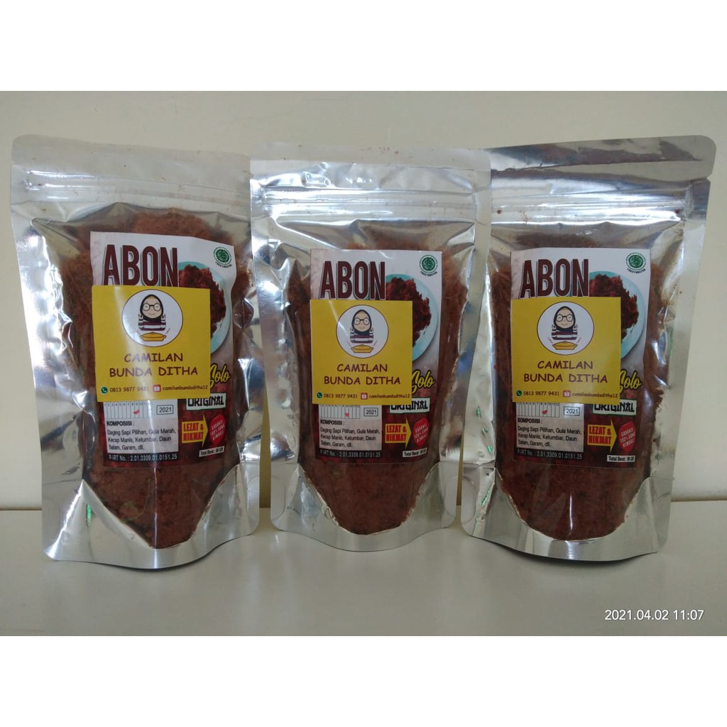 

Abon Sapi Spesial Bunda Ditha Original 90gr