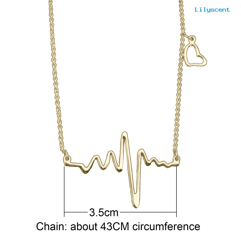 Kalung Rantai Klavikula Dengan Liontin Bentuk Hati Bahan Alloy Untuk Klub