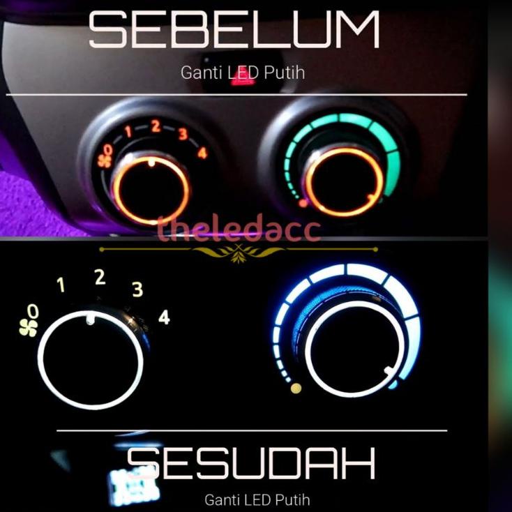 Serbuuuu.. LAMPU LED INDIKATOR PANEL AC AVANZA XENIA OLD NEW