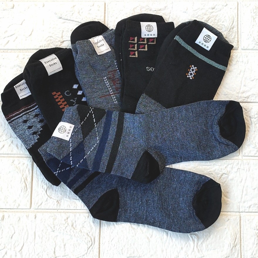 Kaos Kaki Pria Setengah Betis SET ISI 3-6