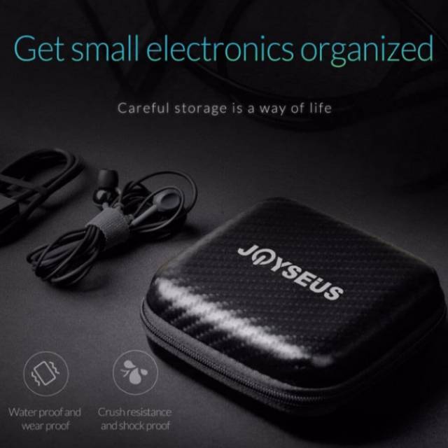 JOYSEUS Holder Case Storage Earphone Charger Waterproof - KP0003