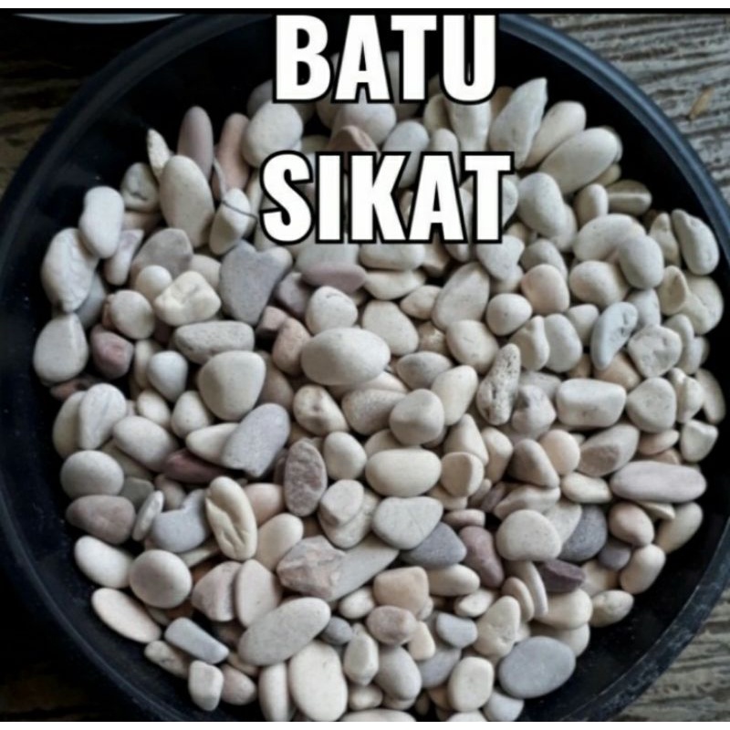 Batu koral karungan, batu sikat sekarung isi 9 kg, Khusus Gojek/Grab
