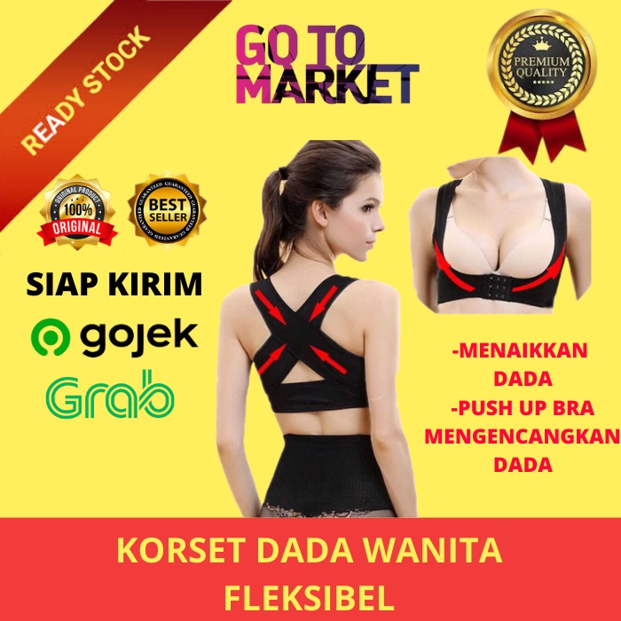 KORSET DADA WANITA - KORSET PENYANGGA PUNGGUNG - PUSH UP BRA - PENGENCANG PAYUDARA - FASHION WANITA 