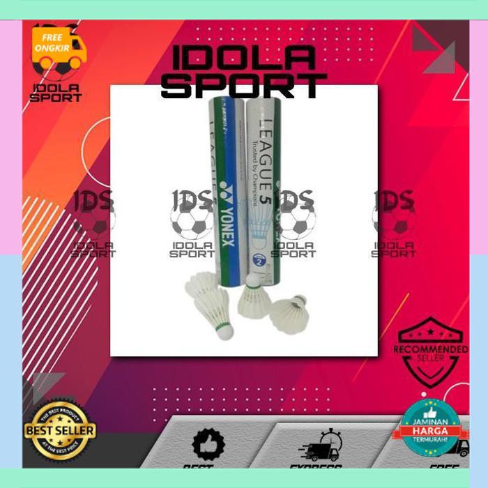 COD Kok/ shuttle Cock /cock badminton Yonex League 5 ORIGINAL SUNRISE GRATIS ONGKIR