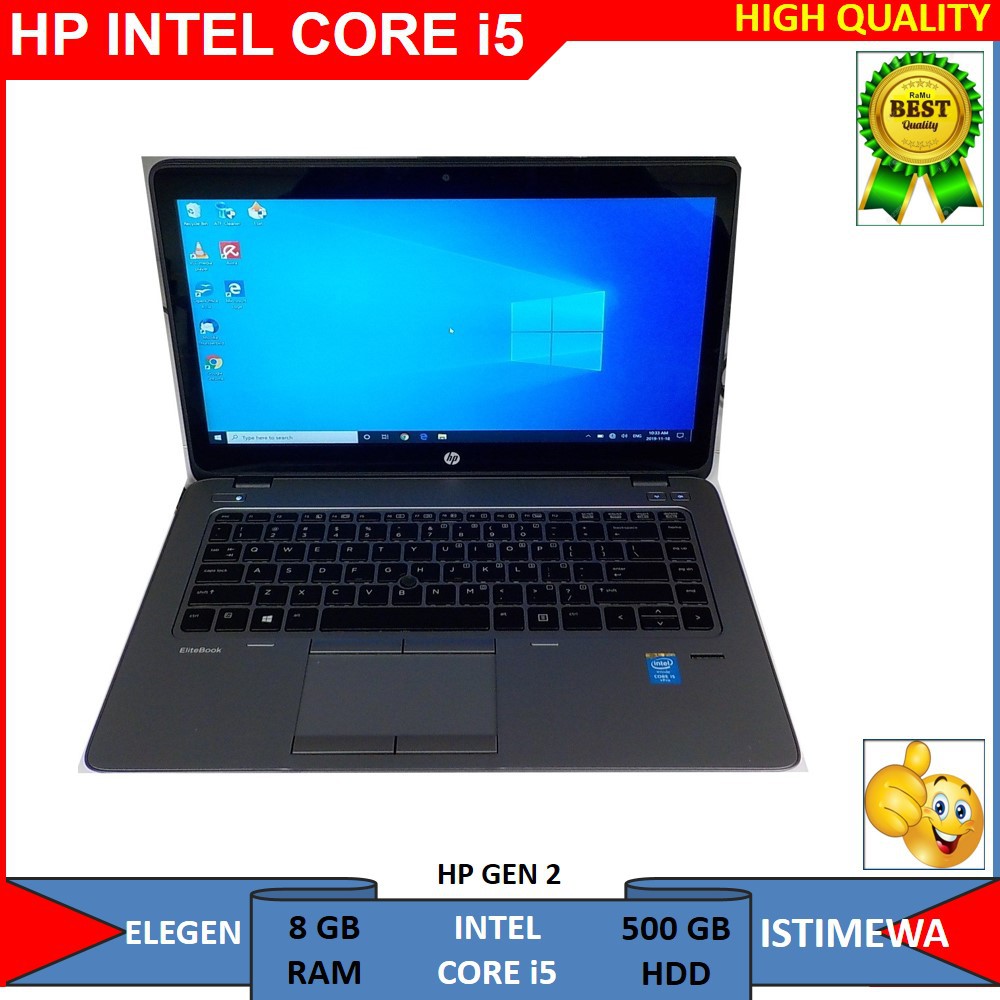Hp Elitebook Core I5 Gen 2 Ram 8 Gb Hdd 500 Gb Laptop Gaming Design Editing Mulus Berkualitas Shopee Indonesia