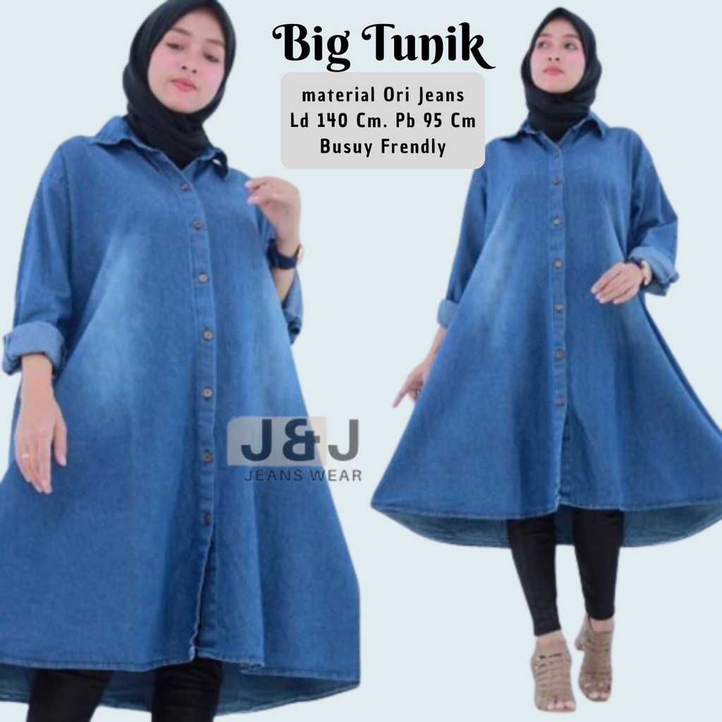 Atasan Wanita Jumbo / Big Tunik Wanita