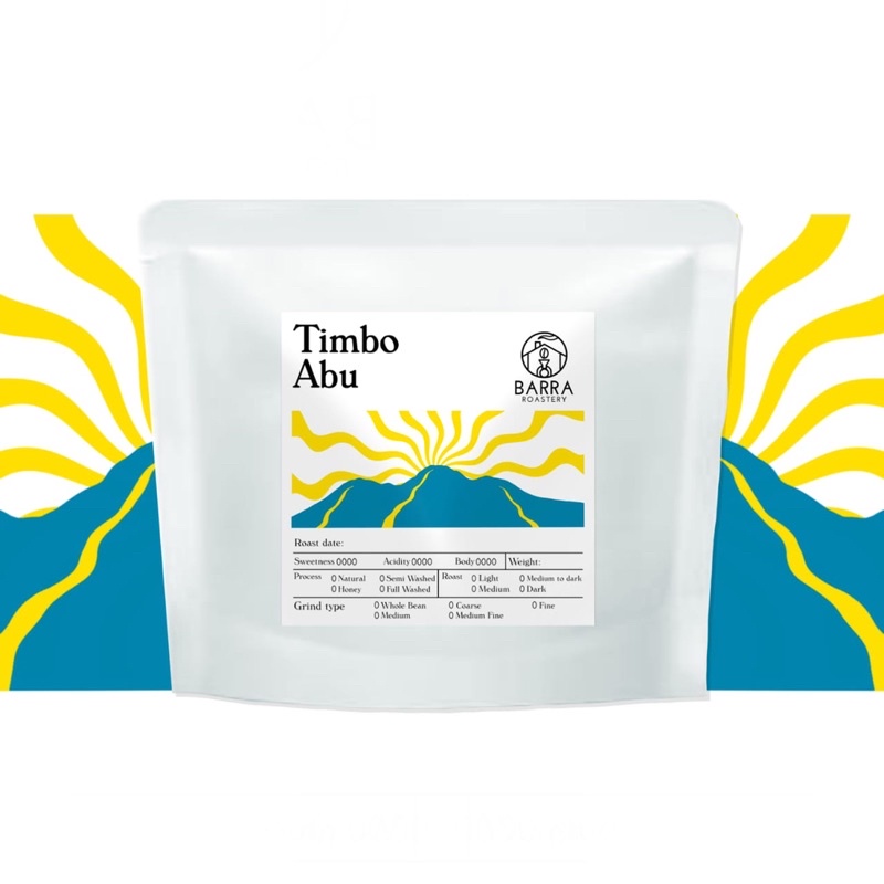 

Kopi Arabika Timbo Abu Natural (200gr) Specialty Coffee