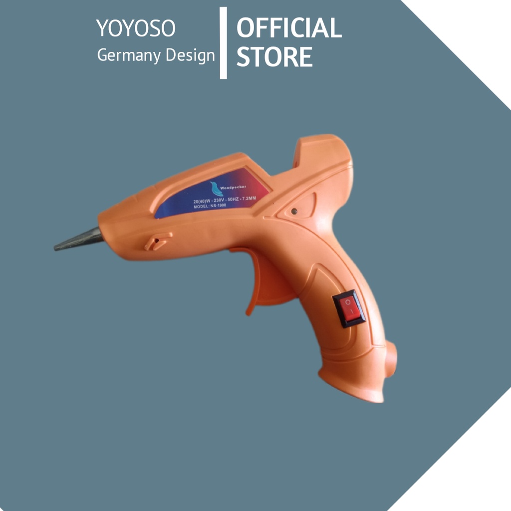 

Hot Melt Glue Gun-Alat Lem Tembak Lilin bakar 20(40)W On/Off-yoyoso