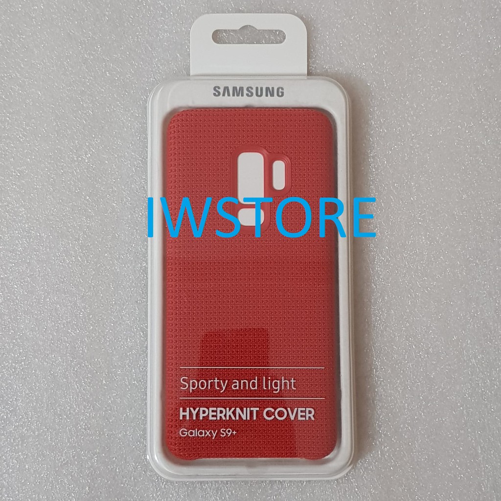 SAMSUNG ORIGINAL HYPERKNIT CASE CASING GALAXY S9+ S9 PLUS - RED