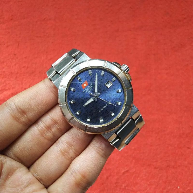 Jam Tangan Second - Swiss Army 007 Original