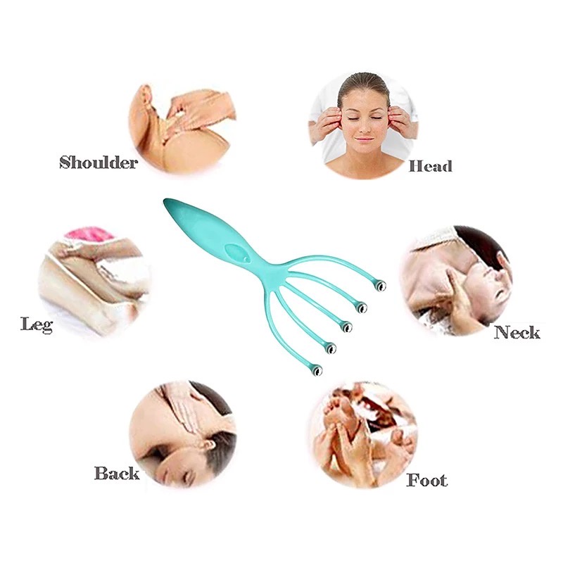 Alat Pijat Kepala Bokoma Plastik  / Bokoma Massage / Head Massage Terapi Tradisional / Alat Garuk Pijat Kepala