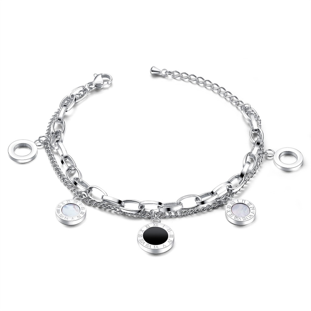 [NEW] Gelang Bracelet Wanita Aksesoris Titanium Korea Trend Masa Kini Cocok Hadiah GK111