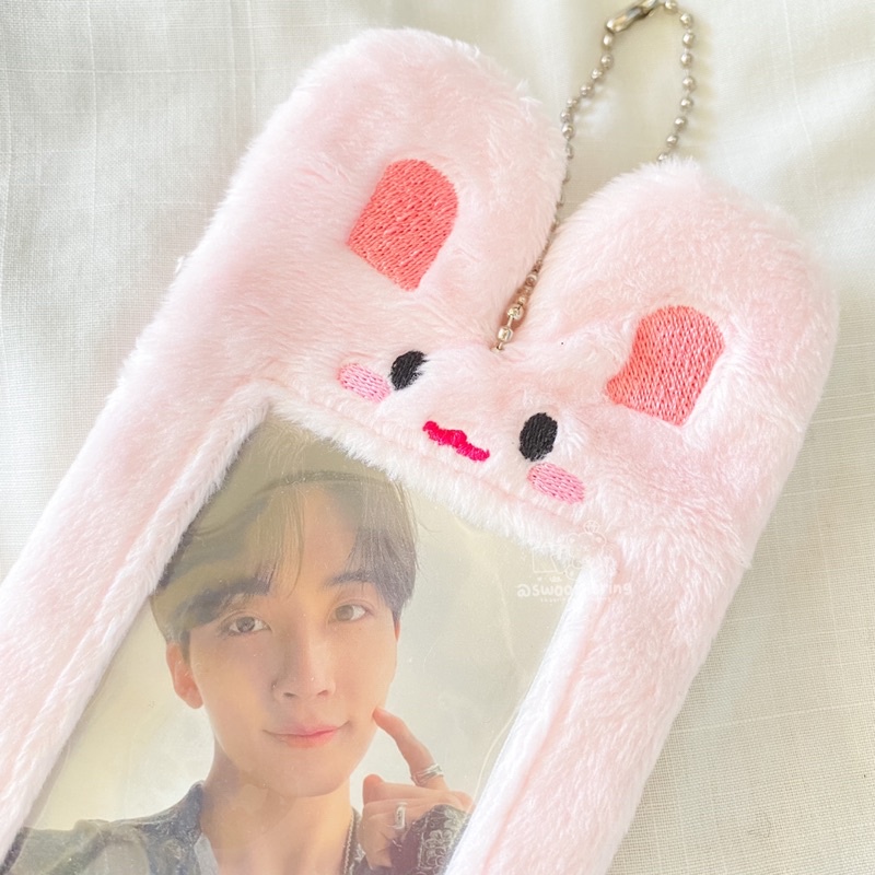 Jual SEVENTEEN JEONGHAN PHOTOCARD HOLDER RABBIT PINK - Fansite Jeonghan ...