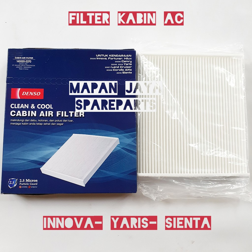 DENSO FILTER AC - INNOVA / FORTUNER / YARIS / VIOS / ALTIS / SIENTA