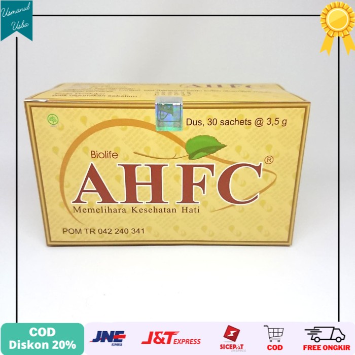 

◾COD◾ AHFC vitamin untuk memelihara kesehatan liver perbox ( 30 sachet )