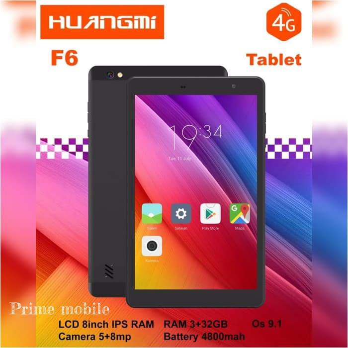 MURAH TABLET HUANGMI F6 - 4G - RAM 3GB ROM 32GB - 8 INCH IPS Diskon