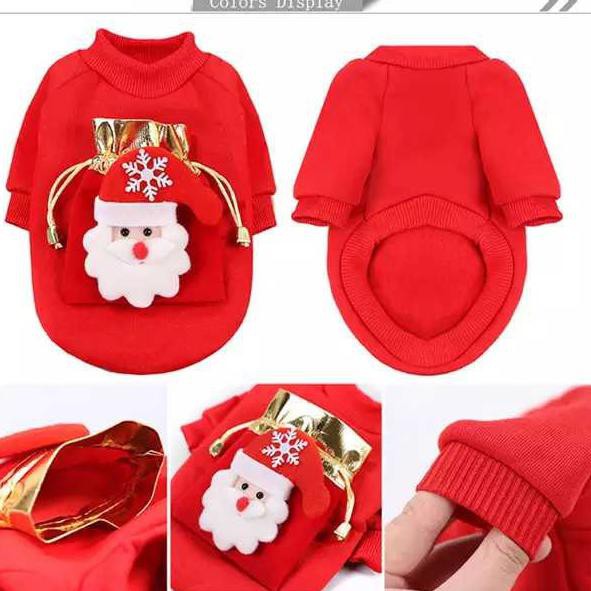 ➲ baju anjing baju kucing baju natal anjing kucing sweater natal ☆