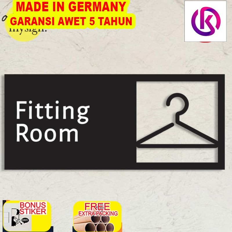 

Grosir Fitting Room Sign Akrilik Acrylic Sign Kamar Pas Modern