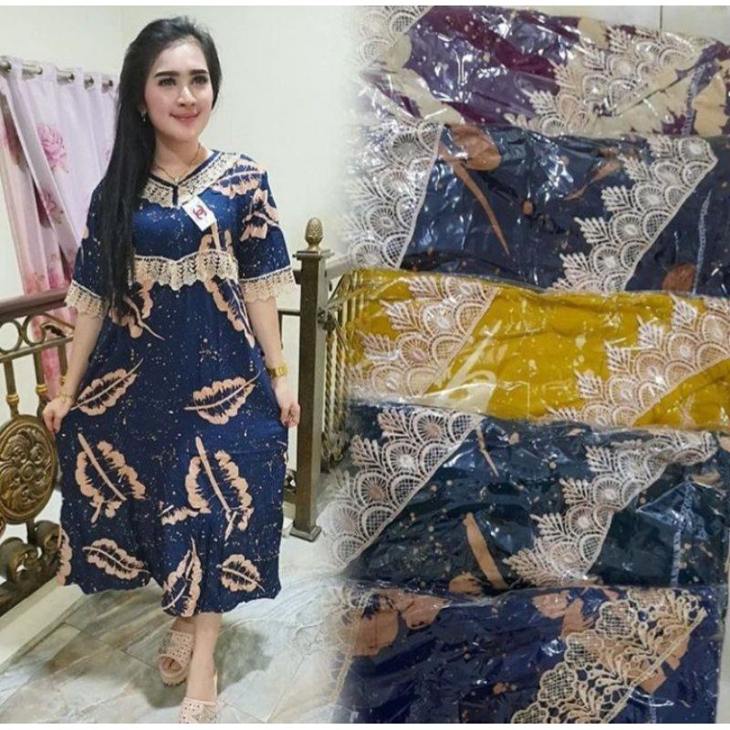 DASTER ARAB ZAHIRA MIDI | RESLETING DEPAN |RAYON SUPER | RENDA MILO ORI KAIN TEBAL GRID A