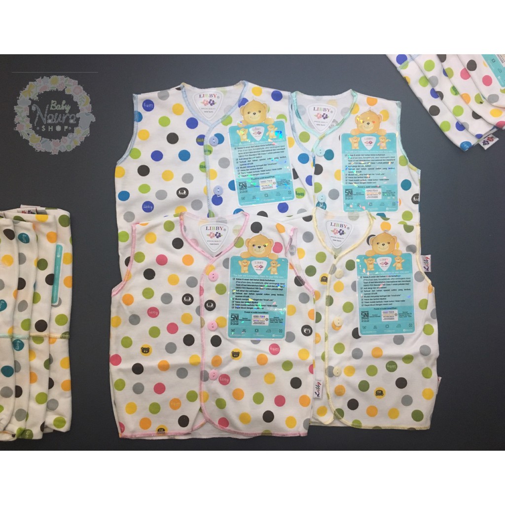 LIBBY BAJU BAYI KUTUNG POLKADOT NEWBORN l LIBBY POLKADOT l LIBBY NEWBORN